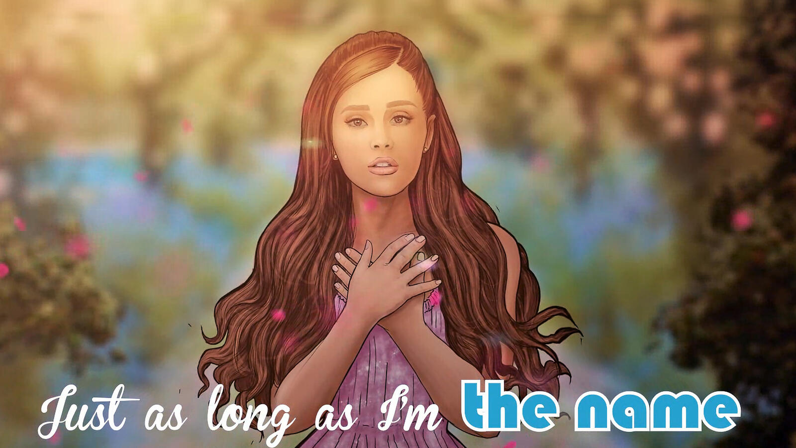 Animated visualizer concept for Ariana Grande by Juan Da Corte